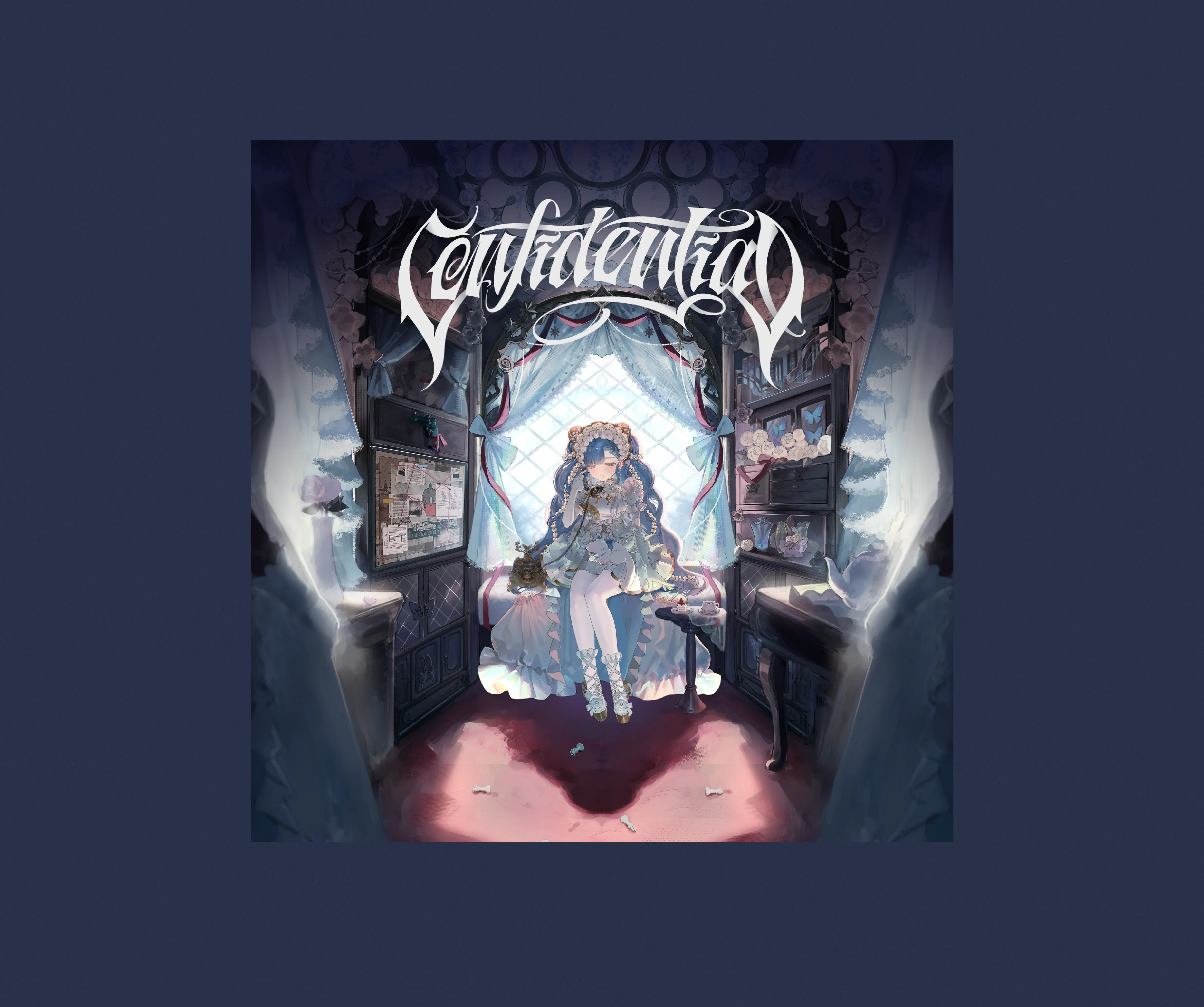 1st Single「Confidential」ロゴ・ジャケットデザイン